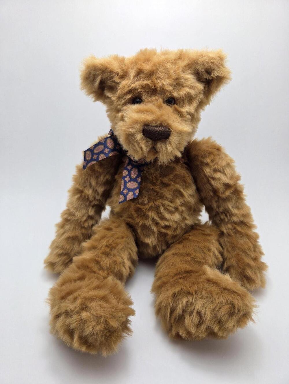 Gund "Ashford" Golden Brown Soft Teddy Bear! Vintage Bear Plush (14 inch)